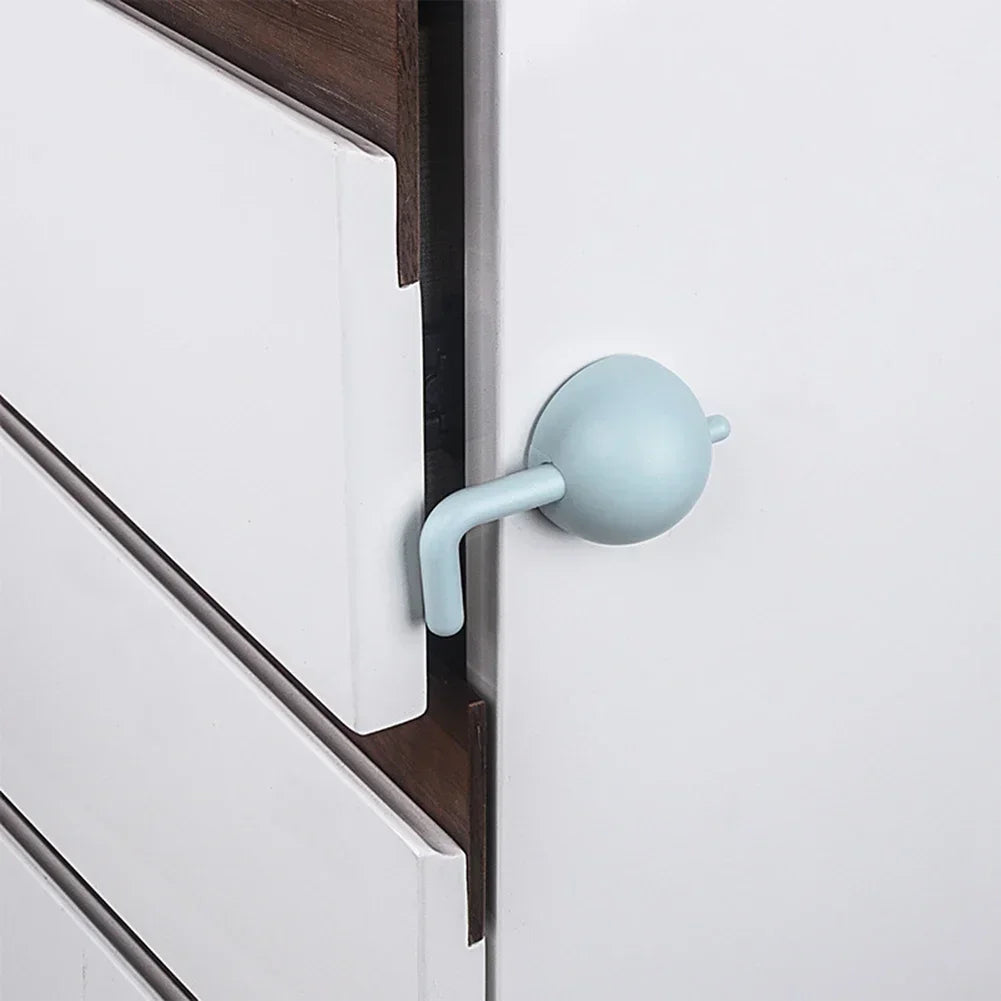 Safety Cabinet Multifunctional 1/2/3pc Baby Safety Lock Anti-Pinch Hand Children Door Drawer Locks Security Refrigerator Buckle