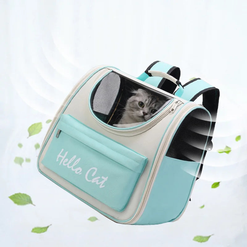 Cat Carrier Bags Windproof Outdoor Travel Backpack for Cat Small Dogs Transport Carrying Bag Cat Backpack Carriers With Cushion