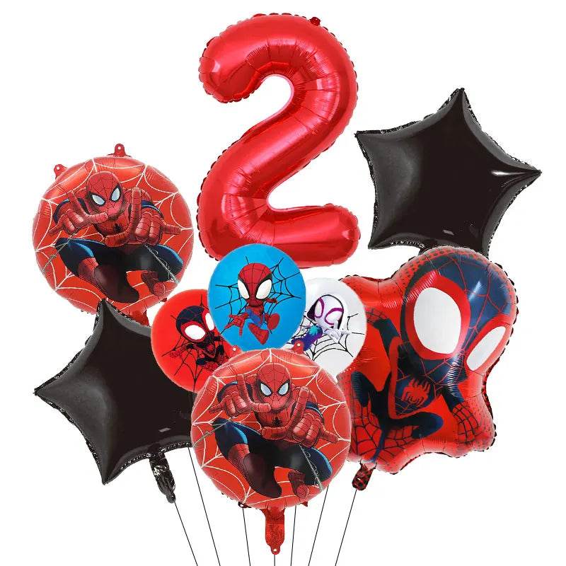 Spidey And His Amazing Friends Birthday Decoration Party Supplies Paper Cups Plates Napkins Tableware Tablecloth Kids Balloons - AIAZ