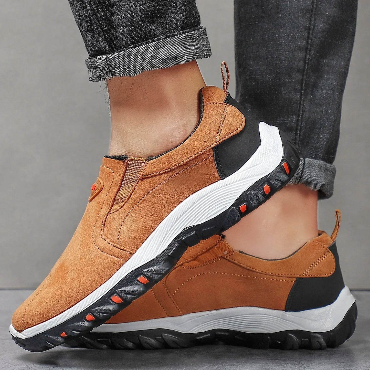 Men Shoes Comfortable Casual Shoes for Men Walking Sneakers Slip On Loafers Men Lightweight Moccasin Male Footwear - AIAZ