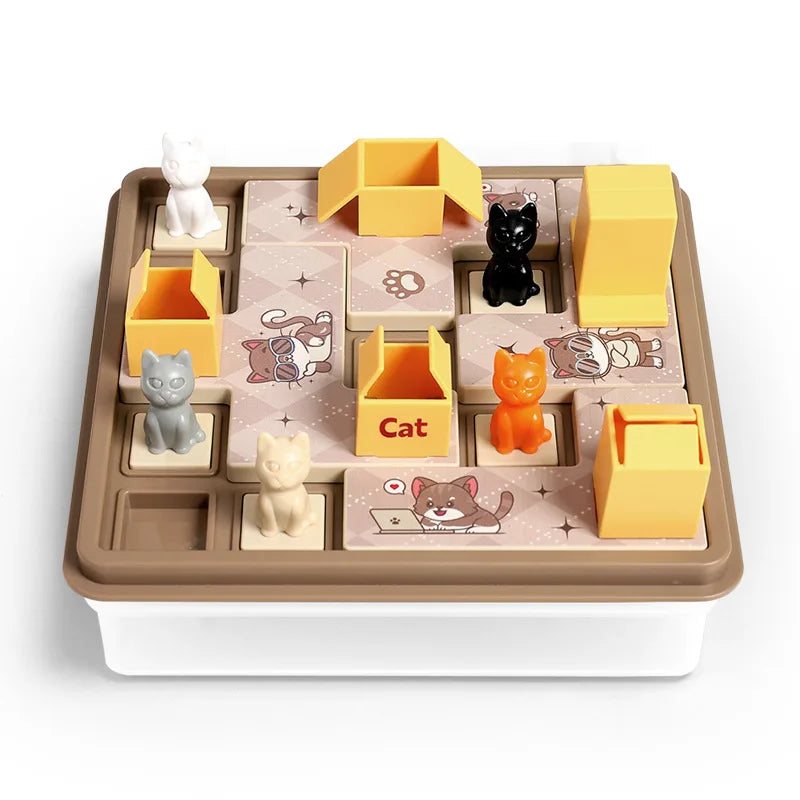 Children Logical Thinking Training Board Game Hidden Dog Maze Puzzles Educational Toys Parent-Child Interactive Children Gift