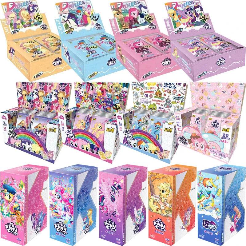 KAYOU Genuine My Little Pony Card Cute Funny Party Friendship Eternal Cards SGR Princess Anime Game Collectible Cards Toys Gifts - AIAZ