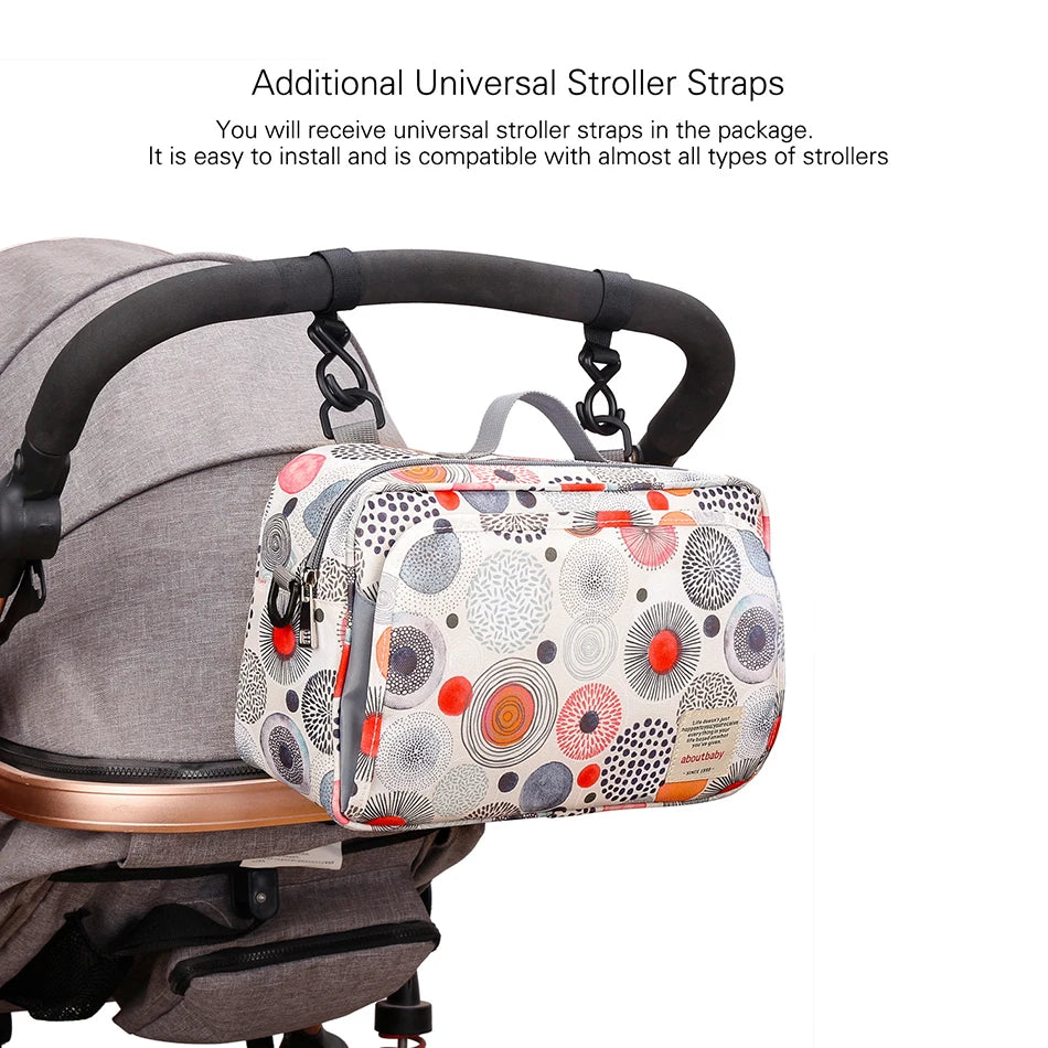 Women Multi-functional Messenger Bags Outdoor Waterproof Stroller Hanging Bag Baby Diaper Bags Adult Casual Cartoon Shoulder Bag