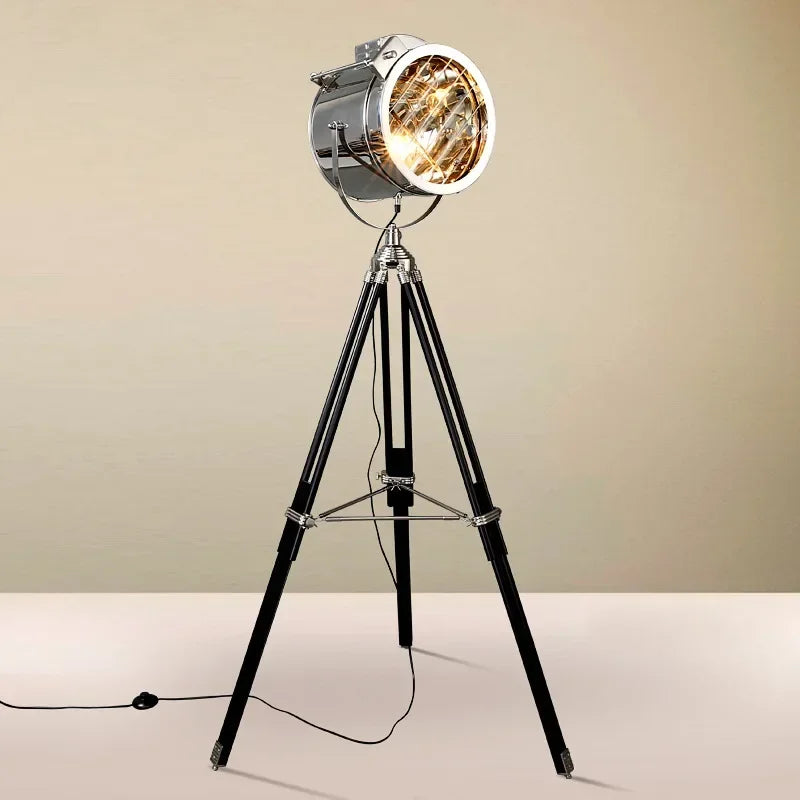 Nordic Creative Designer Stainless Steel Floor Lamp Restaurant Living Room Studio Retro Metal Led Light Home Decoration Lighting