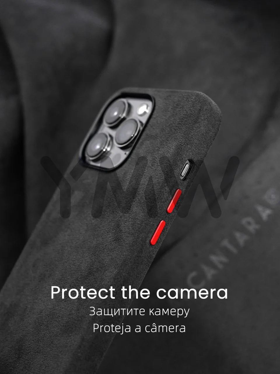Magnetic ALCANTARA Case for iPhone 17 16 Pro Max 15 14 Luxury Suede Leather Supercar Phone Cases Camera Button Cover