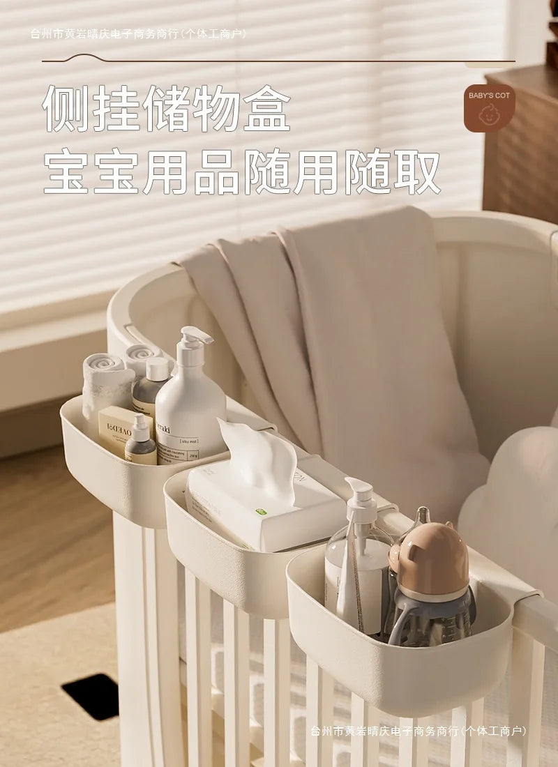 Crib Adjustable Movable Splicing Game Bed Baby Multifunctional Diaper Table