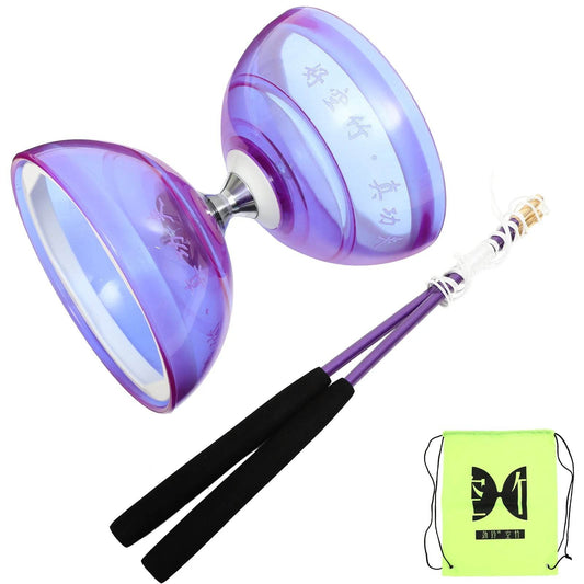 1 Set Professional Diabolo Of Triple Bearing Diabolo Toy Diabolo Yoyo Chinese Diabolo Toy Bearing Fitness Toy For Elderly NEW - AIAZ