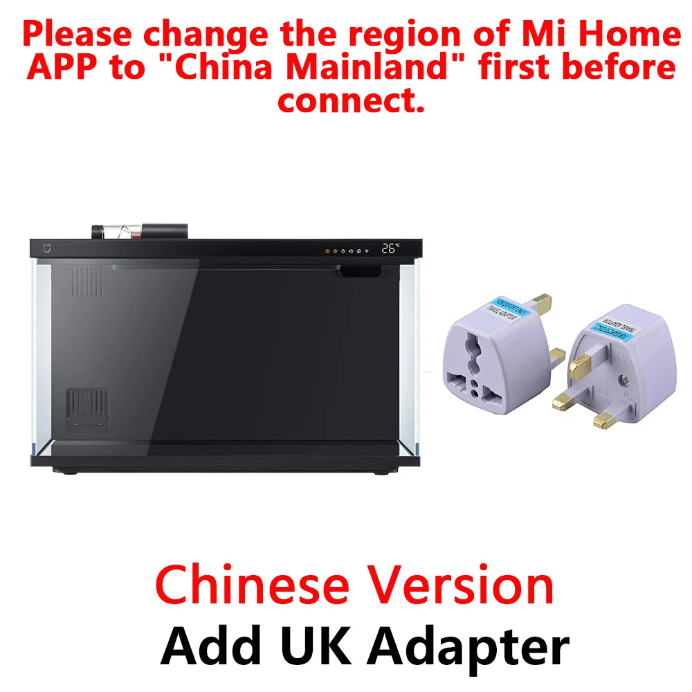 Xiaomi Mijia Smart Fish Tank MYG100 Work With Mijia APP Mobile Controlled Remote Feeding Smart Lighting System Light Aquarium20L