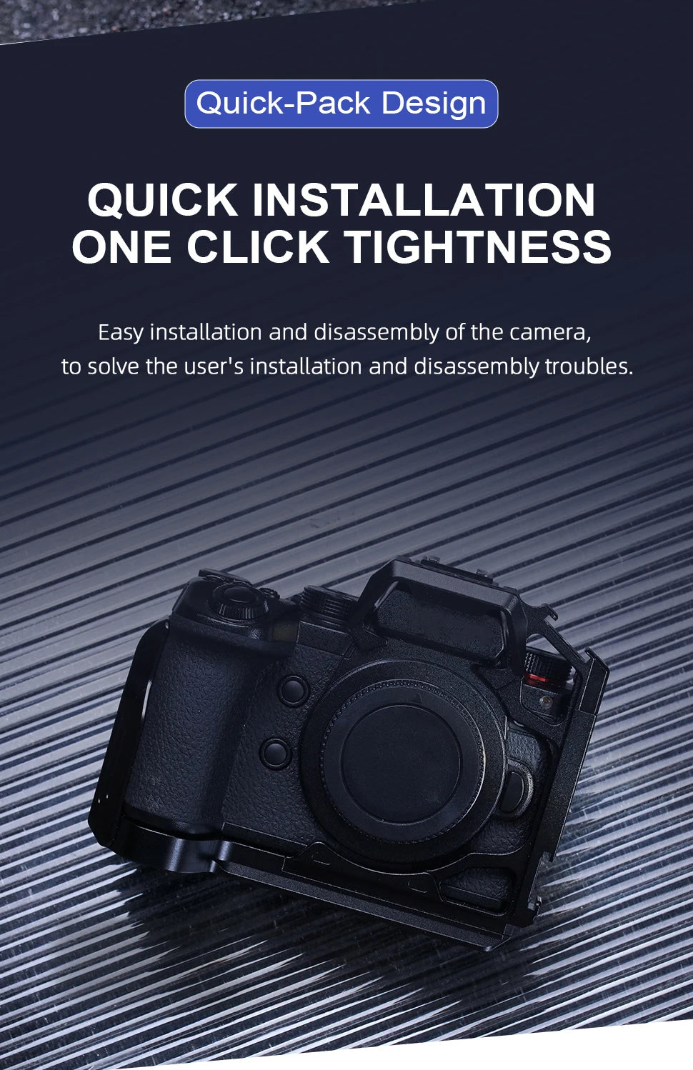 YANZUO Stabilizer Suitable For Panasonic Lumix 5m2 G9m2 Aluminum Camera Protection Frame Kit Suitable S5m2x Camera Rabbit Cage