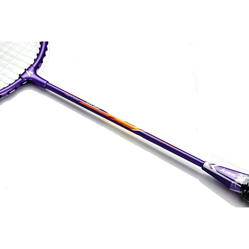 Kawasaki Badminton Set with 2 Badminton Rackets, 3 Shuttlecocks, and Carrying Badminton Bag Suit for Badminton Practice