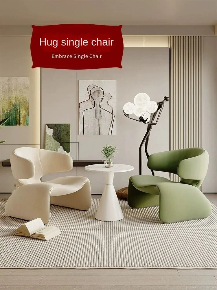 Designer Creative Single Sofa Chair for Negotiation Table and Chairs Leisure Sofa Rest Area Hotel