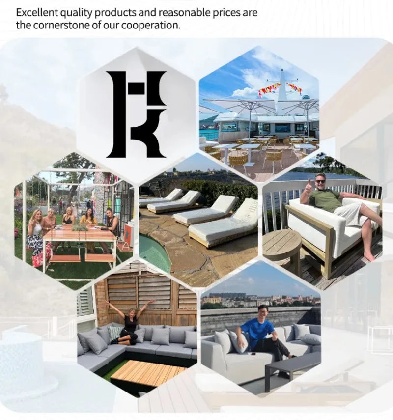 Hotel Patio Garden Sofa Set Teak Outdoor Teak Wooden Sofa Outdoor Furniture Solid Teak Sofa Set