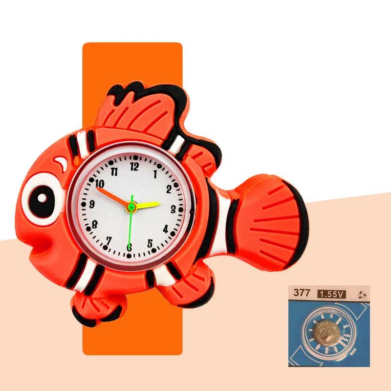 Baby Birthday Gift Children Toys Watches Cartoon Animal Dial Bracelet Kids Watches for Boy Girl 2-15 Years Old Child Clock - AIAZ