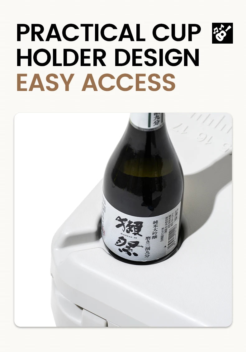 MOBI GARDEN Camping Ice Box 25L Portable Large Capacity Car Refrigerator Food Barbecue Cold Storage Outdoor