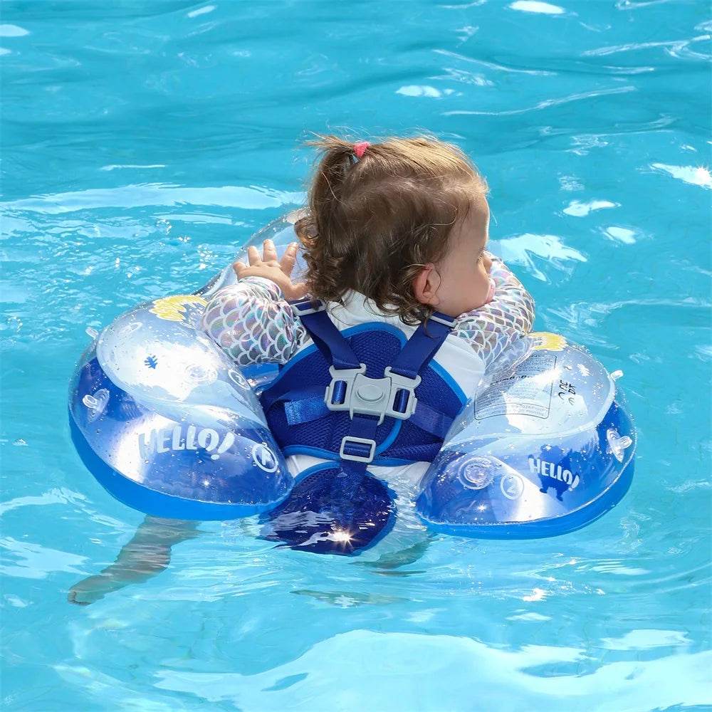 Swimbobo Kids Inflatable Baby Floating Water Toy Swimming Floats Waist Trainer Child Swim Pool Ring PVC Children Float - AIAZ