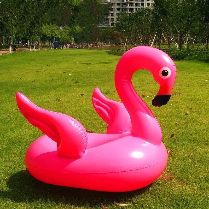 Baby Kids Swimming Floats Cartoon Ring Safety Swimming Ring Inflatable Swim Float Seat Boat Water Fun Pool Toy Gift for Baby Kid - AIAZ