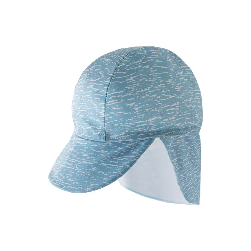 Baby Boy Swimsuit/Kids Conjoined Swimwear with Swimming Cap/Crab Pattern Beach Sunscreen Surfing Swimsuit 3207