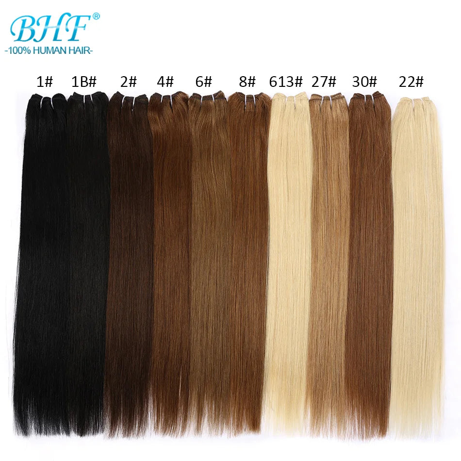 Russian Human Hair Bundles Weft 100% Remy Human Hair Weaves 100G /50G Hair Weaving Braiding Natural Straight Hair