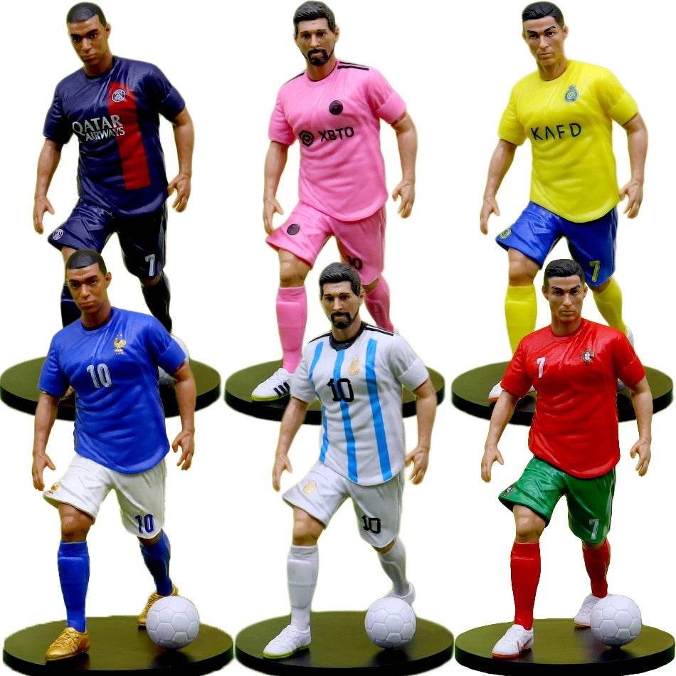 C.Ronaldo Messi Mbappe star of football figurines, fan supplies, and souvenirs for Real Madrid and Barcelona - AIAZ