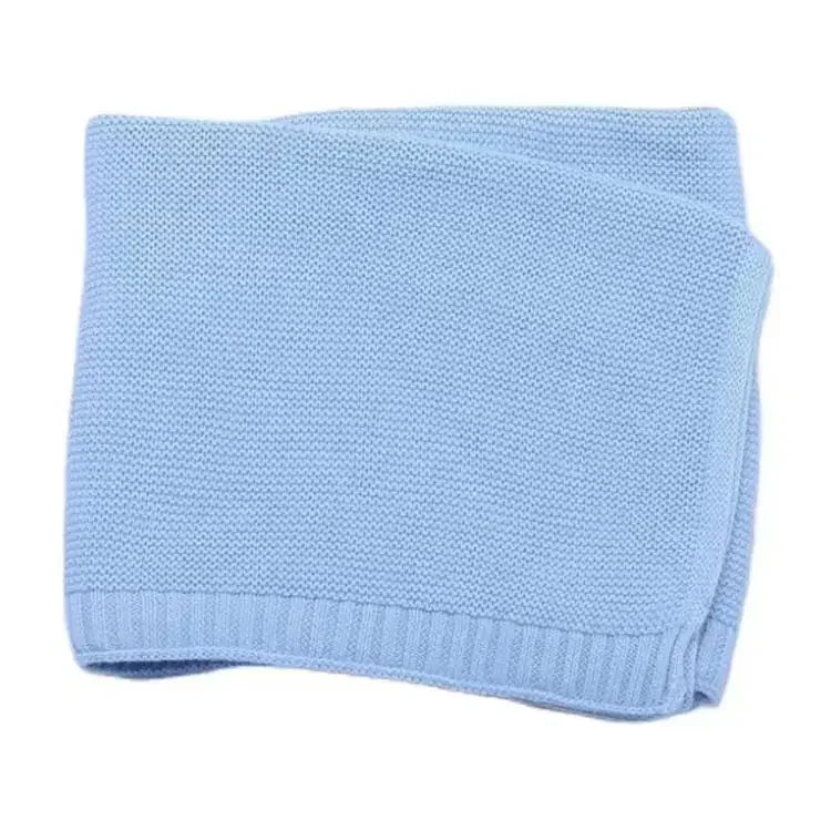 Personalized Baby Blanket Cotton Stroller Blanket Hug Quilt Knitted Cotton Birthday Gifts Bebé Bedding Swaddle Girls Boys Item