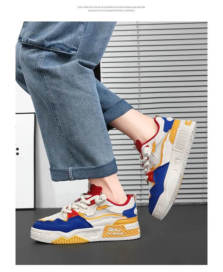 Men Shoes Platform Male Sneakers 2025 New Vulcanized Shoes for Men Casual Running Shoes Large Size 45 46 Hot Sapatos Masculinos - AIAZ