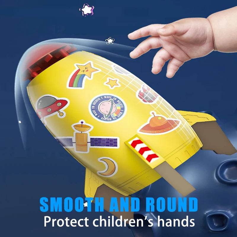 Water Pressure Lift Sprinkler Toy Fun Interaction In Garden Lawn Water Spray Toys for Kids Rocket Launcher Toys Outdoor Rocket - AIAZ