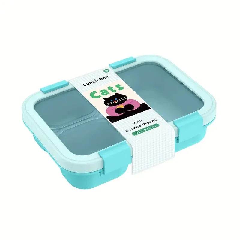 Bento Box Leakproof Lunch Food Storage with Stackable Design Carry Handles Office School for Kitchen Restaurant Use Lunch Box - AIAZ