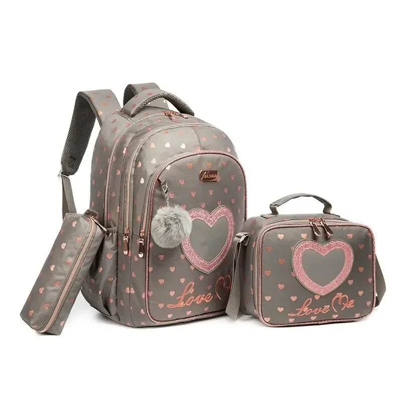 Drop Shipping Backpack Set for Teenagers Waterproof School Bags for Girls Backpack Mermaid Cartoon Bag Kids School Bags Supplies - AIAZ