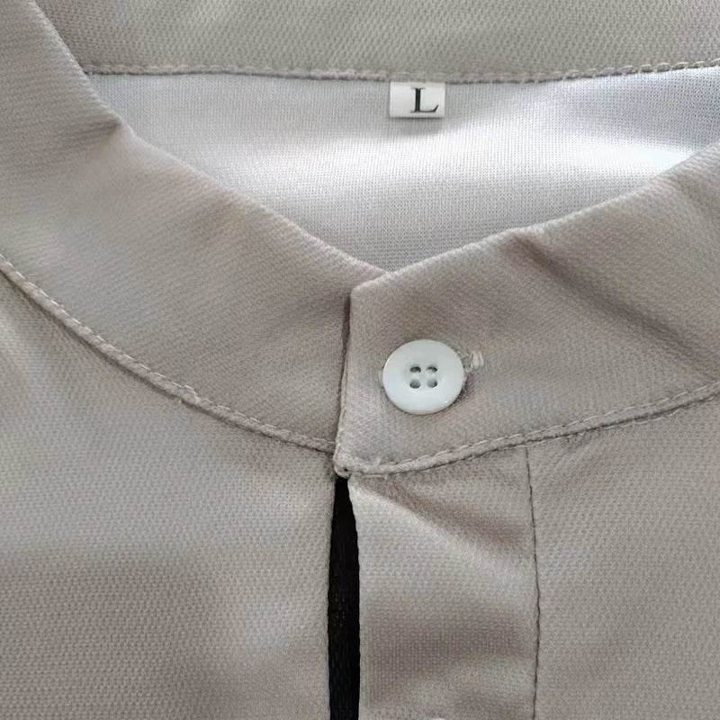 Men Clothes Spring Summer Short Sleeve Print Polo Shirt Fashion Casual Stand Collar Polo Shirt 100% Polyester Quick Drying Tops - AIAZ