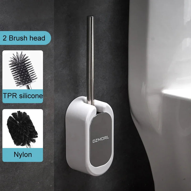 Golden Paper Holder Wall-mounted Toilet Brush Plastic Creative Toilet Paper Box Nordic Trash Can Waste Bins Bathroom Accessories