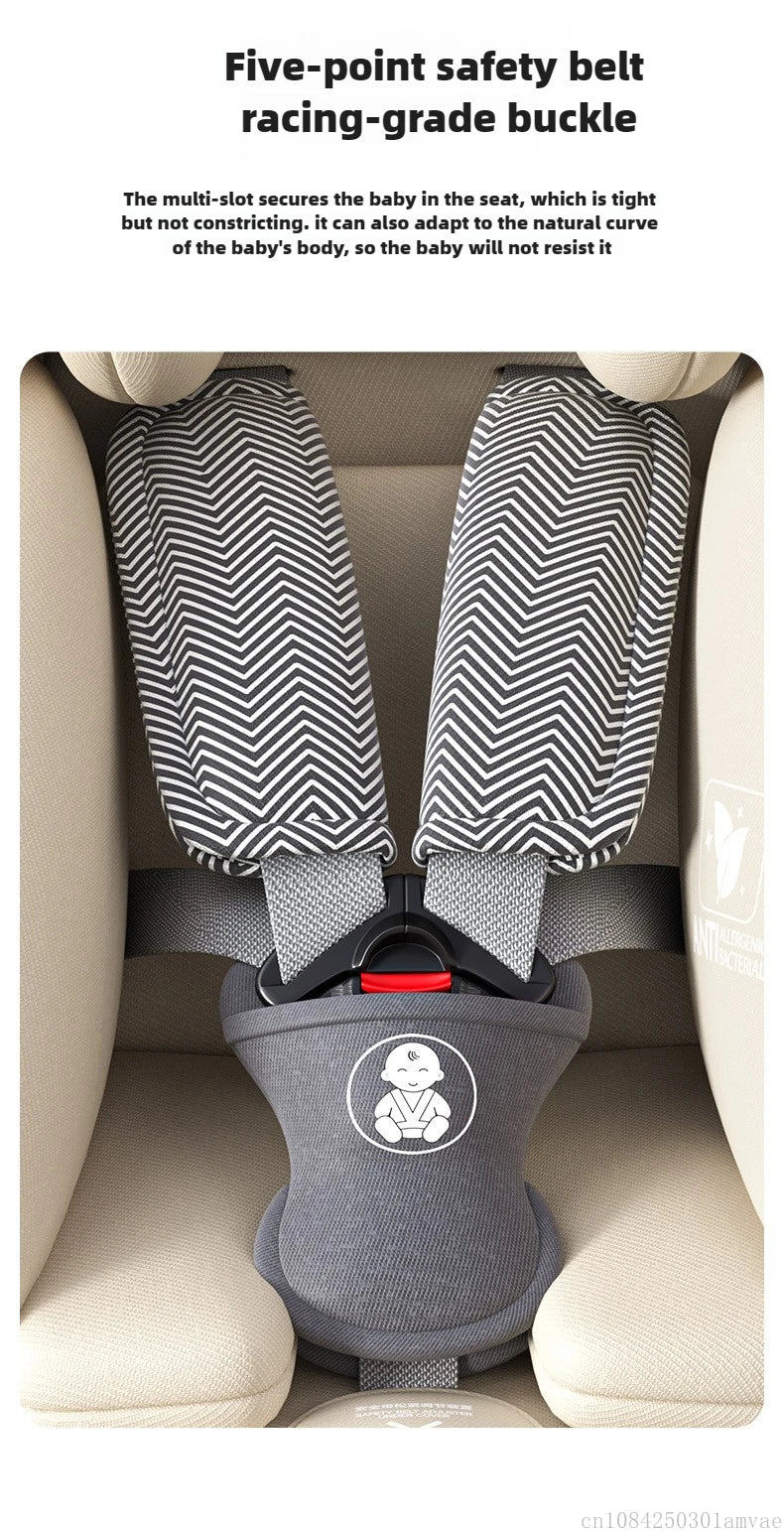 Universal 360° rotation Child Car Safety Seats baby car seat sit chair for 0-12 years old ISOFIX steel interface for newborn