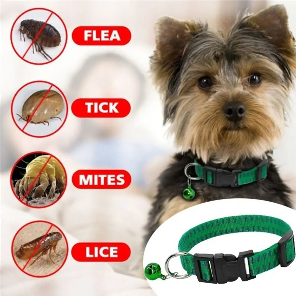 Adjustable Safety Mosquitoes Kill Insect Insecticidal Dog Collar Neck Strap Anti Flea Mite Tick Pet Suppies
