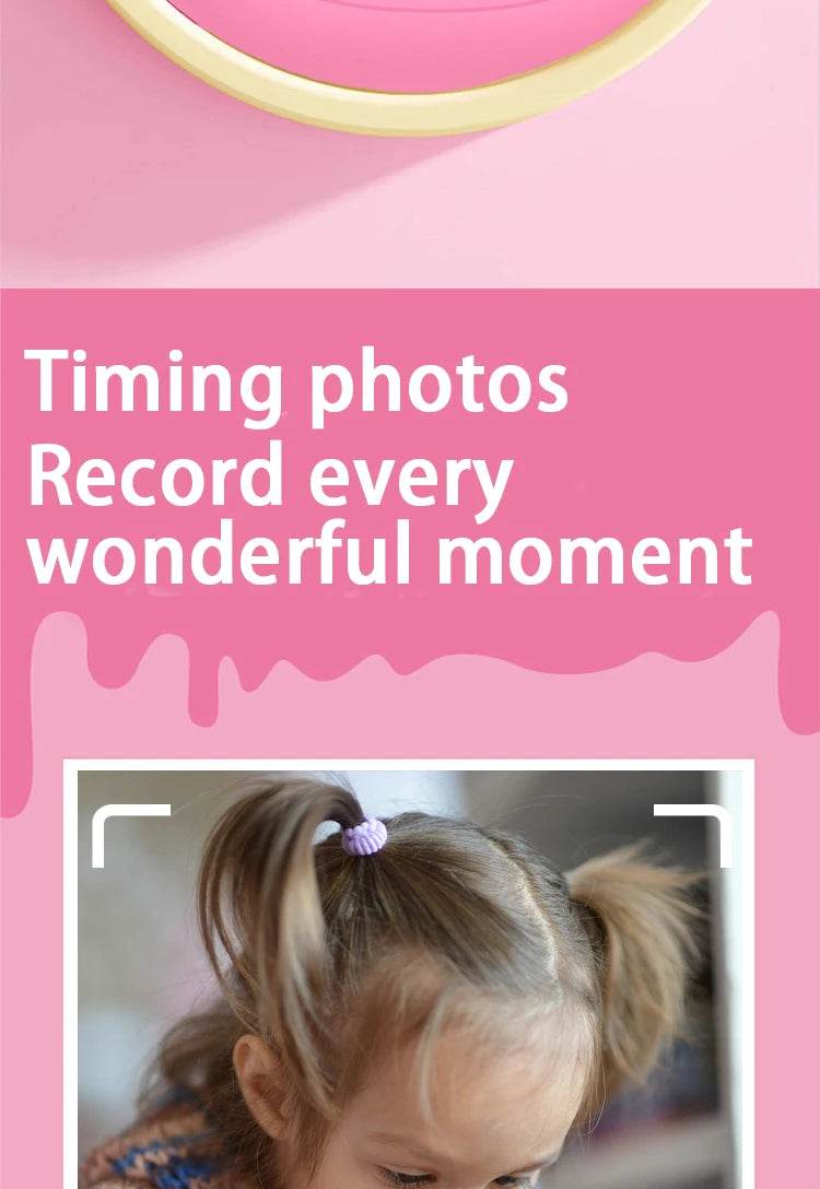 Children Digital Camera Instant Print for Kids Thermal Print Camera Instant Photo Printing Camera Video Toys+32G Memory Card - AIAZ