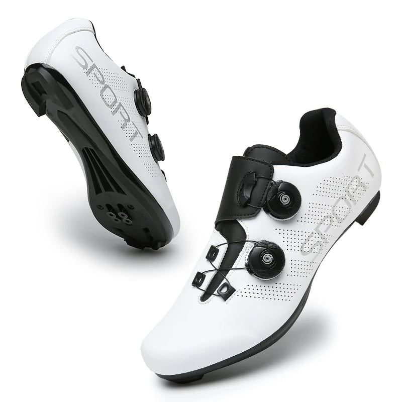 Cycling Shoes for Men Women Compatible with Peloton Bike Pre-Installed with Look Delta Cleats Outdoor Road Biking