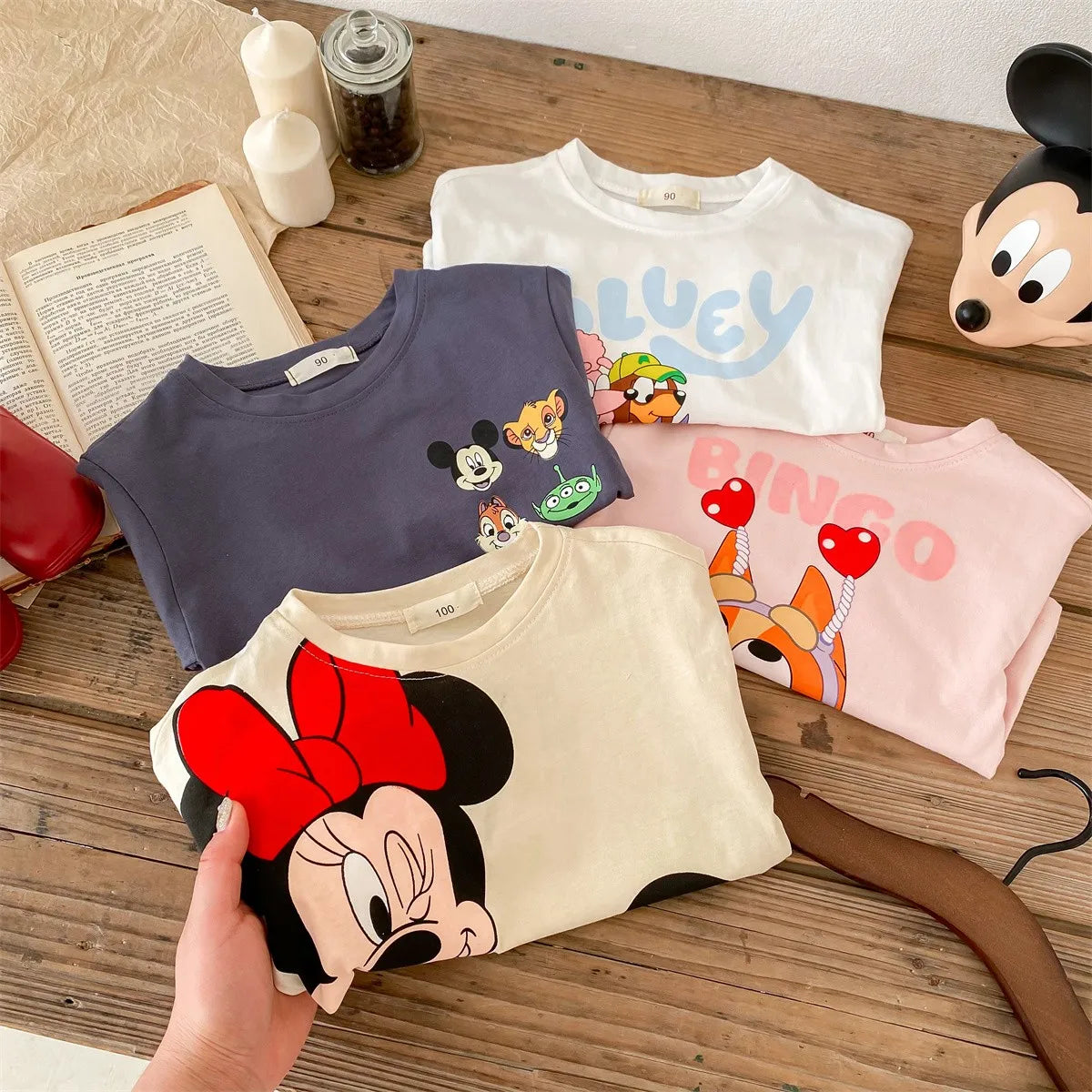 Boutique Fashion Kids Clothing Long Sleeve Tees Spring Autumn Cartoon Printed Baby Girls Base Shirt Crewneck Children Top Blouse