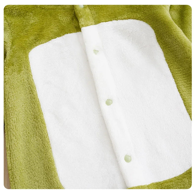 Winter Dinosaur Clothes Spring Flannel Baby Boys Girls Clothing Cartoon 0-18 months Newborn Baby Newborn Long Sleeve Embroidery