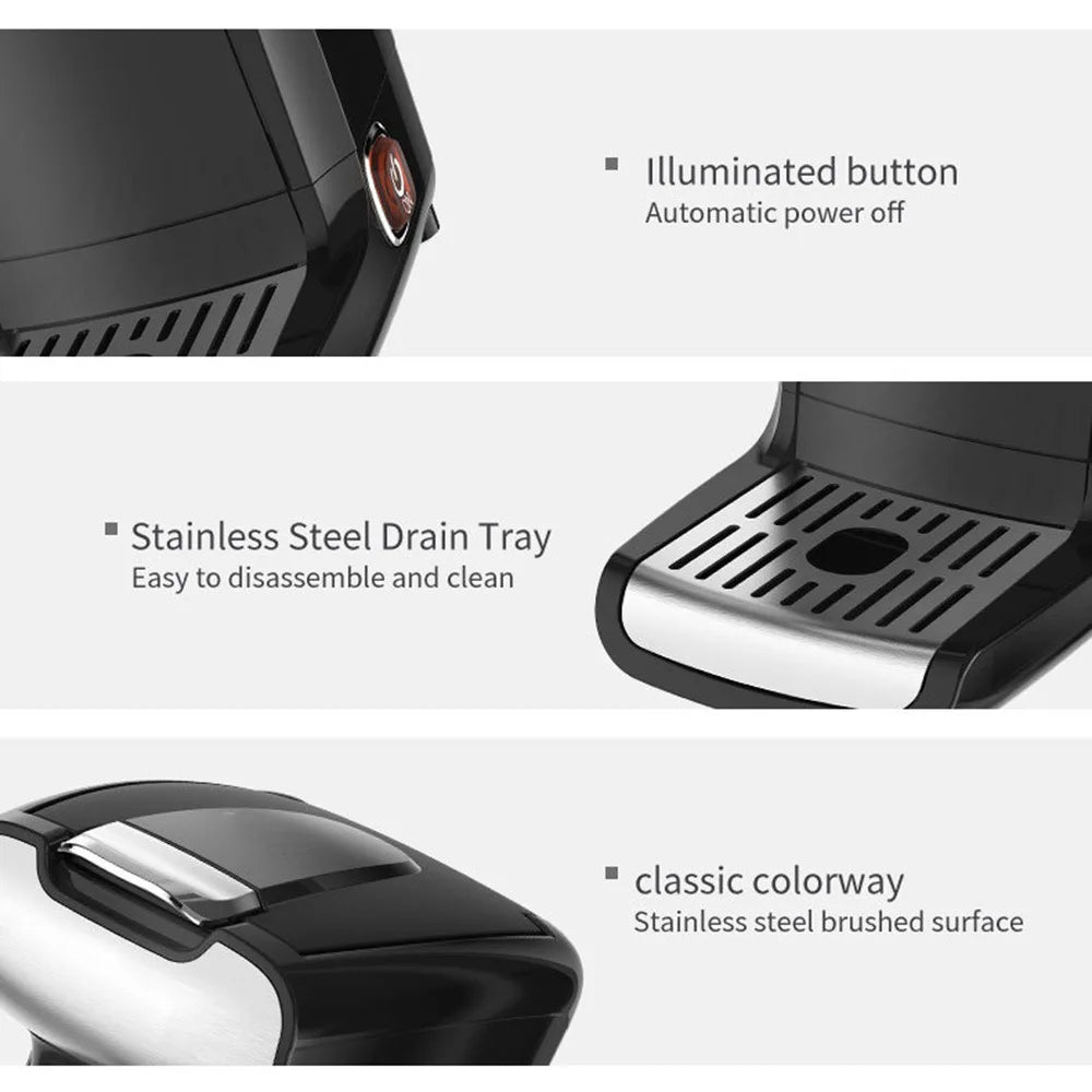 220-240V Household Single Cup 300ML Capsule Coffee Machine Electric Small Capsule Coffee Machine Espresso Drip Coffee