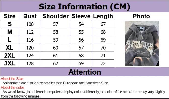 Fashion Embroidery Zip Up Hoodies Women Autumn Long Sleeve Tops Loose Hood Shirt Harajuku Y2K Clothes Female Sweatshirt Jacket - AIAZ