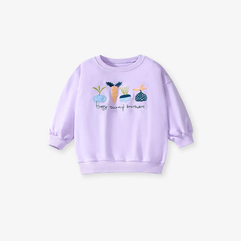 2025 Autumn Winter European And American Style Girls Long Sleeves Suit For 2-7Years Kids Hoodie+Long Pants Two-piece Set