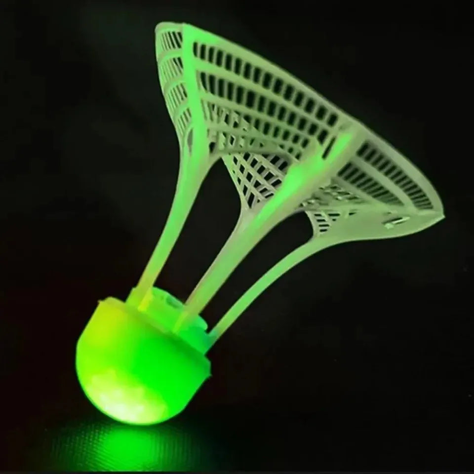 1pc Glow-In-The-Dark Windproof Badminton Shuttlecock Ball Wind Resistance Training Accessoires Night Outdoor Sport Supplies