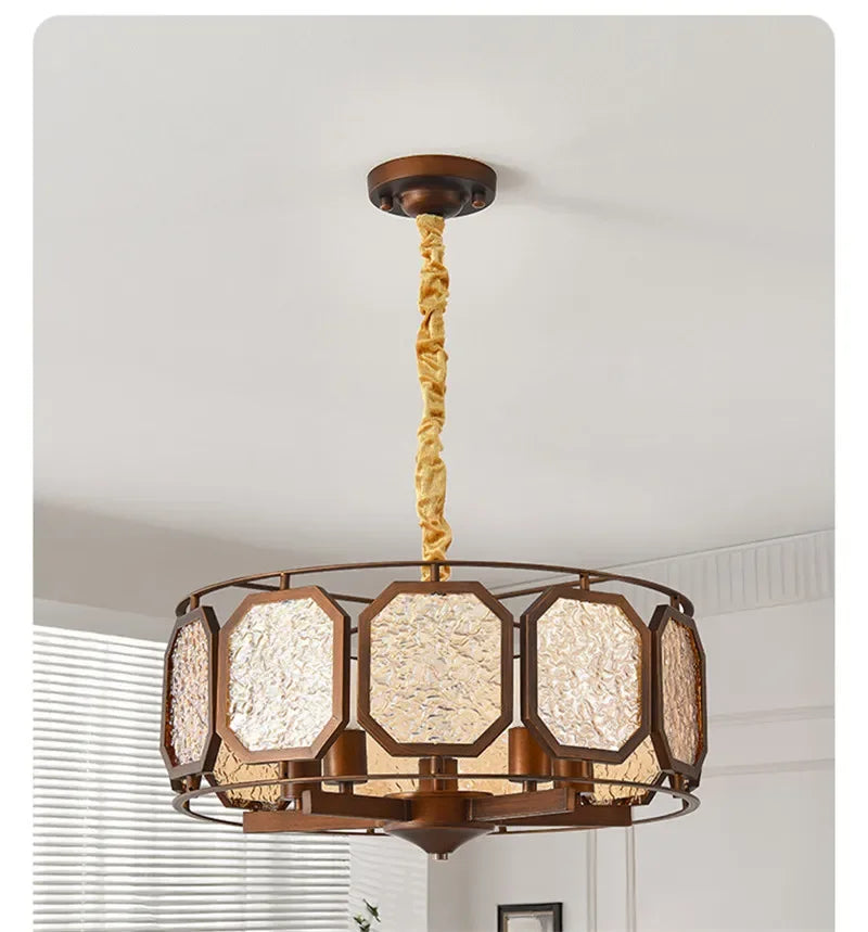 TEMOU Contemporary Restaurant Pendant Lamp French Retro Bedroom Study Villa Hotel Rooms Bar Counter Cafe  Aisle Light
