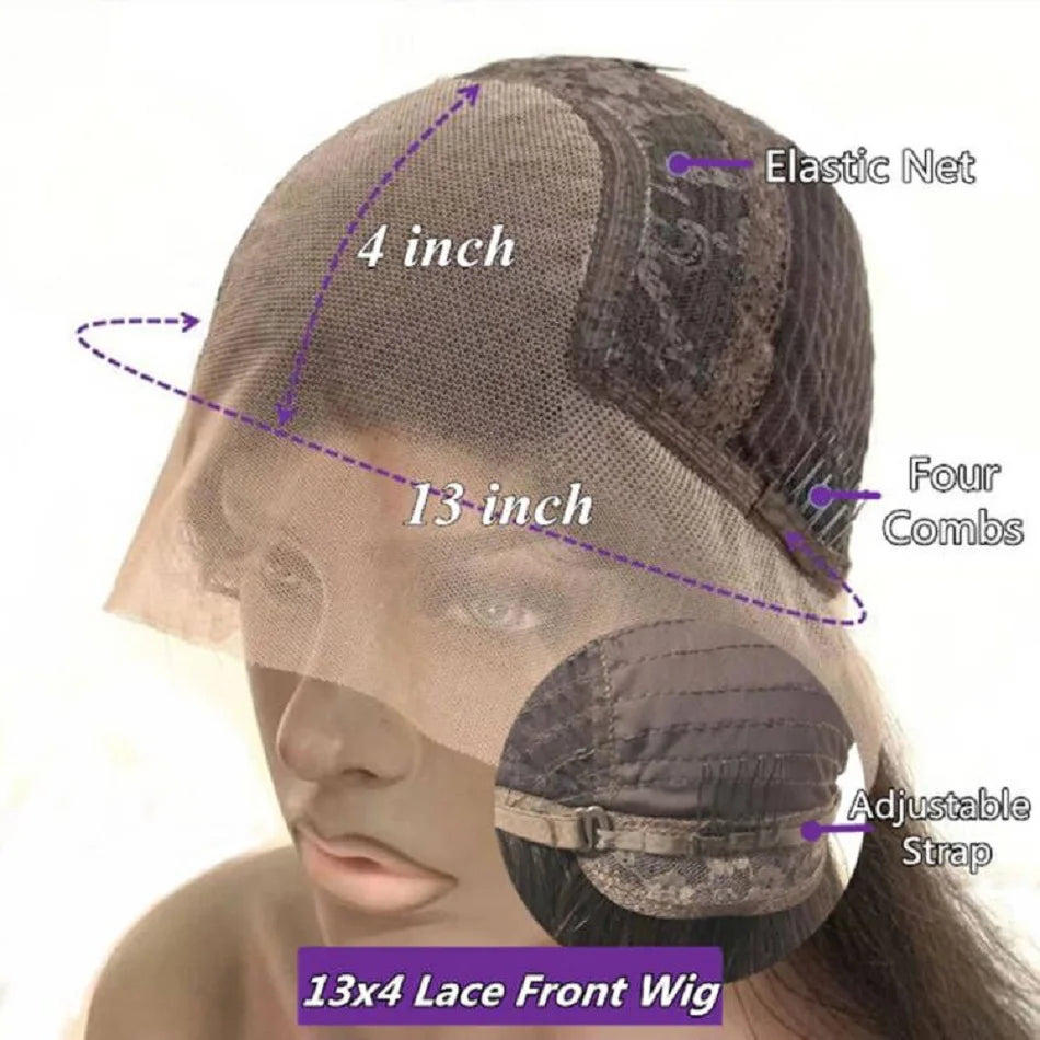 Silk Base Lace Front Wig Human Hair 13x4 Lace Front Wigs Human Hair 180 Density Honey Blonde Balayage Wig Human Hair for Women