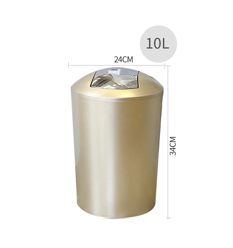 Golden Paper Holder Wall-mounted Toilet Brush Plastic Creative Toilet Paper Box Nordic Trash Can Waste Bins Bathroom Accessories