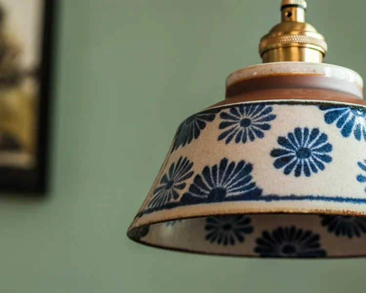IWHD 2024 New Style Nordic Modern LED Pendant Lights Fixtures 4W Bedroom Dinning Living Room Ceramic Beside Lamp Hanglamp