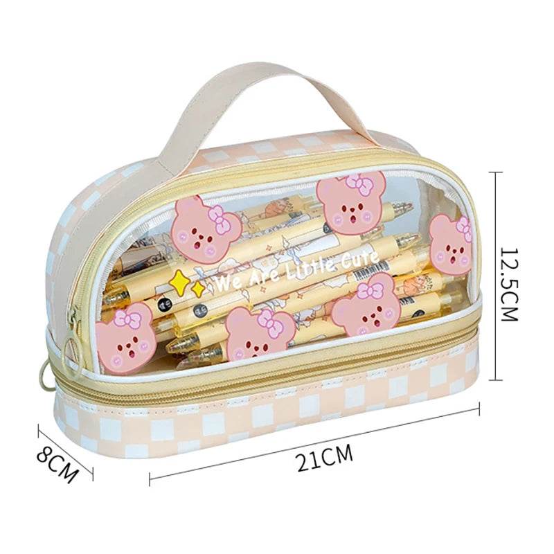 Pencil Cases For Girls School Supplies Pencil Pouch Trousse Scolaire Large Capacity Pencilcase Estuche Escolar Cute Pencil Case - AIAZ