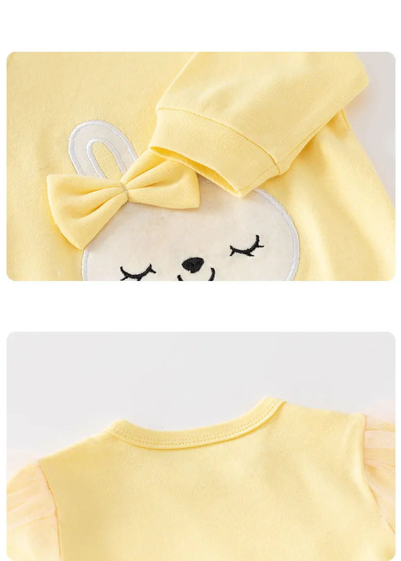 Newborn Baby Clothes Spring Baby Romper Princess style girls Sleepsuit Girl Sleepwear One-pieces Jumpsuit Baby Clothing Jumpsuit