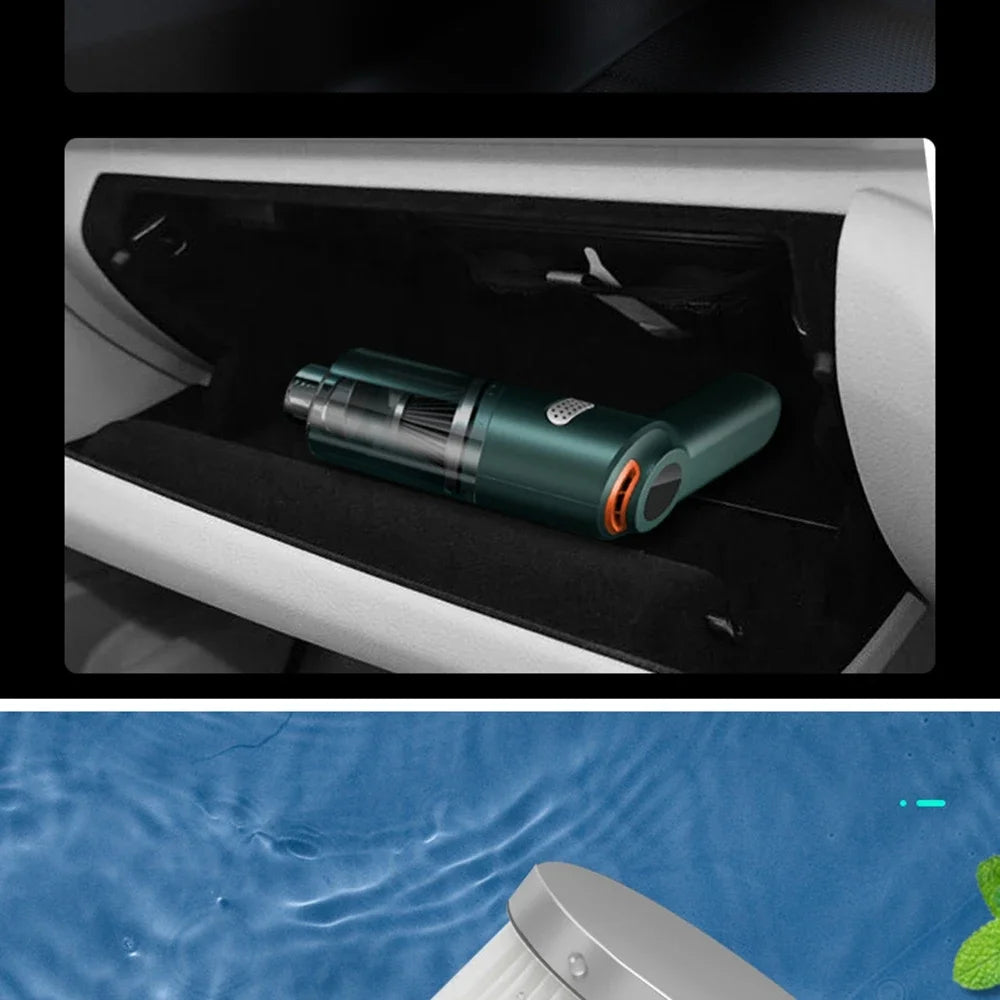 Vacuum Cleaner Handheld 10000Pa Large Suction Car Vacuum Cleaner Household Car Mini Pet Hair Vacuum Cleaner Pet Hair Absorber