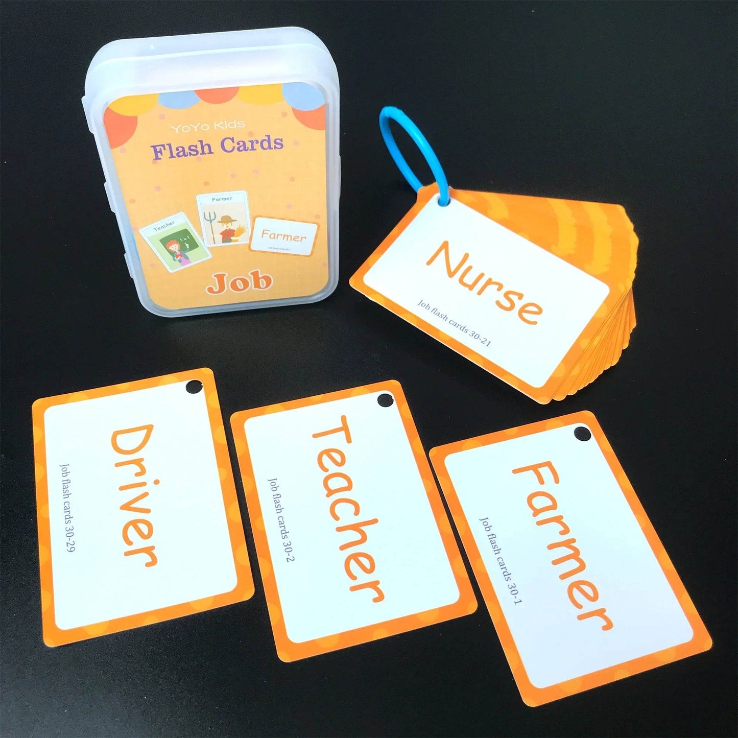 Kids English Words Learning Flashcards Reading Enlightenment Cards Home School Educational Toys Montessori Teacher Teaching Aids - AIAZ