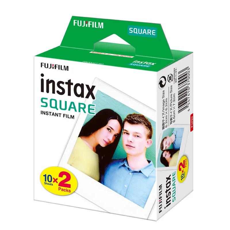 Fujifilm Instax Square film White Edge Photo Paper 10-100 Sheets For Instax SQ10 SQ6 SQ20 SQ40 Instant Camera Share SP-3 Printer
