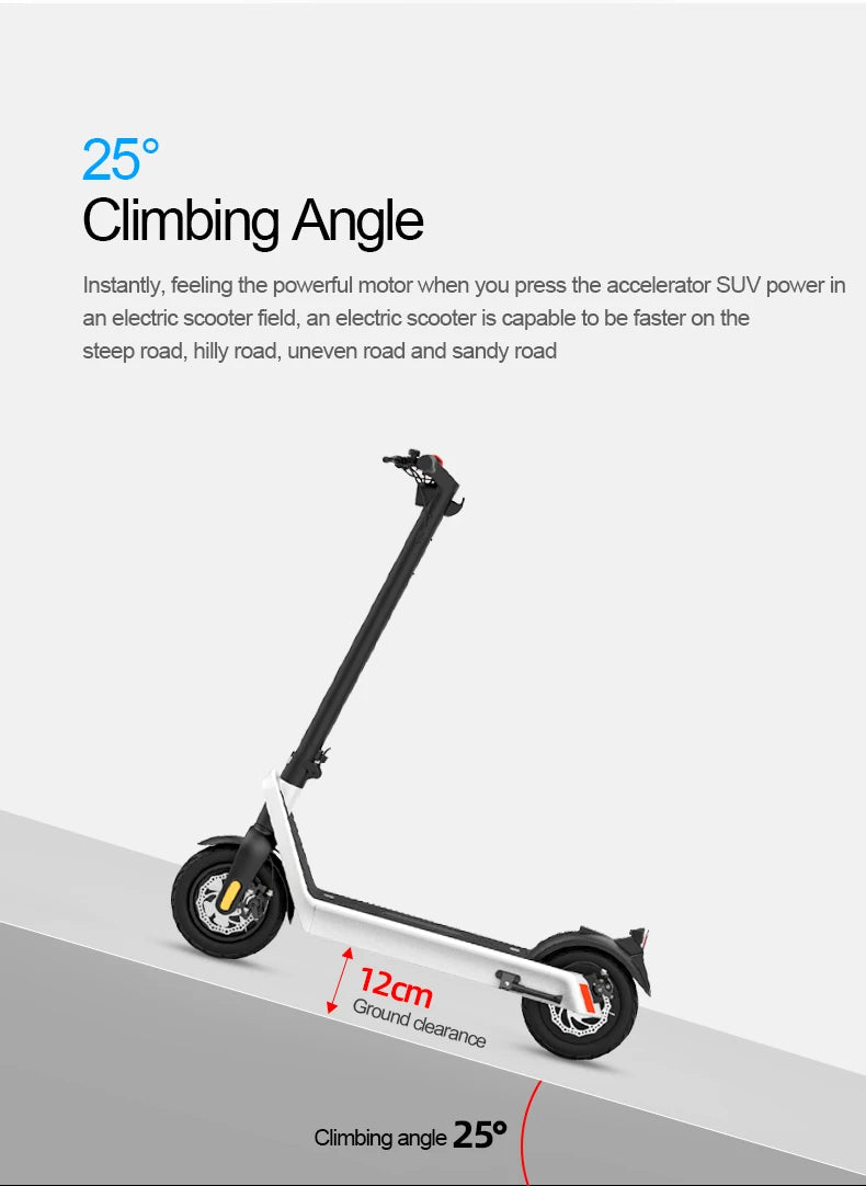 2024 X9 Self-Balancing Electric Scooter 10 Inch Max 40km/h New Design Adult Electric Moped Scooter Sale For USA Canada Warehouse